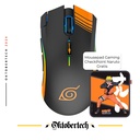 Mouse Gaming Alámbrico Óptico Naruto MX-200 10000 DPI 7 Botones RGB Edición Ninja Naruto