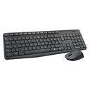 Teclado y mouse Logitech MK235 Inalámbrico USB Negro en español