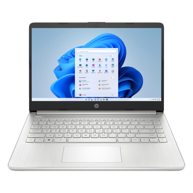 Laptop HP 14-dq5009la 14" i3-1215U 8GB RAM 256GB SSD Plateado W11 Home SL Teclado Español