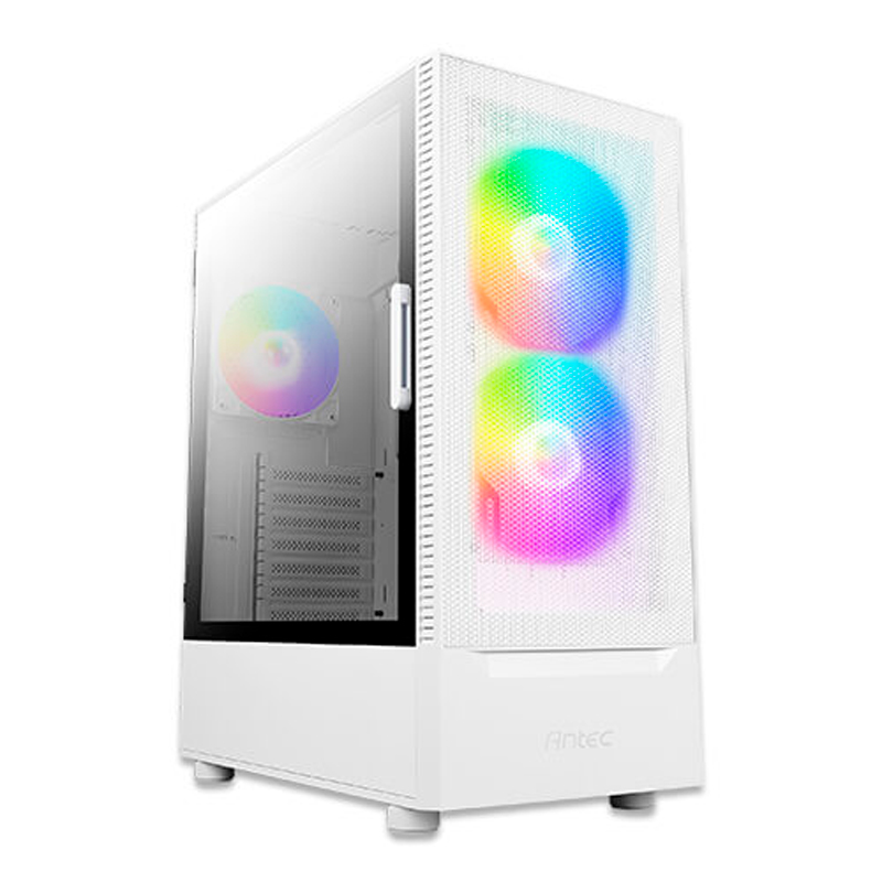 Case Gaming Antec NX410 Media Torre Vidrio Templado ATX Blanco