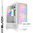 Case Gaming Antec NX416L Media Torre Vidrio Templado ATX Blanco