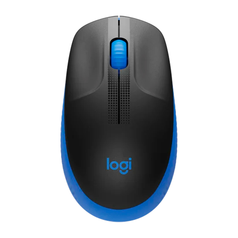 Mouse Inalámbrico Logitech M190 1000DPI Negro/Azul