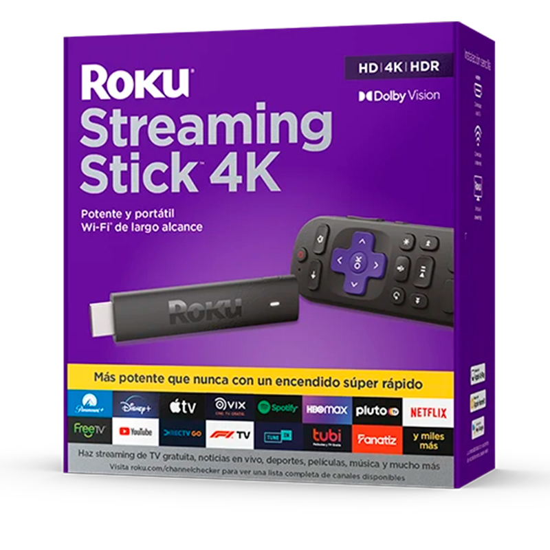 Dispositivo Roku Streaming Stick 4K HDMI Wi-Fi