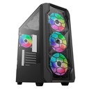 Case Gaming CheckPoint Spectre 300 ARGB Media Torre Vidrio Templado ATX Negro (Sin Fuente)