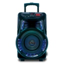 Bocina Dolphin SP-17RBT Trolley 12" Bluetooth con Micrófono 80 RMS Negro