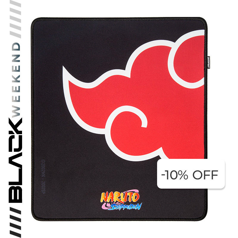 Mousepad Gaming CheckPoint Naruto Edición Nube Akatsuki M