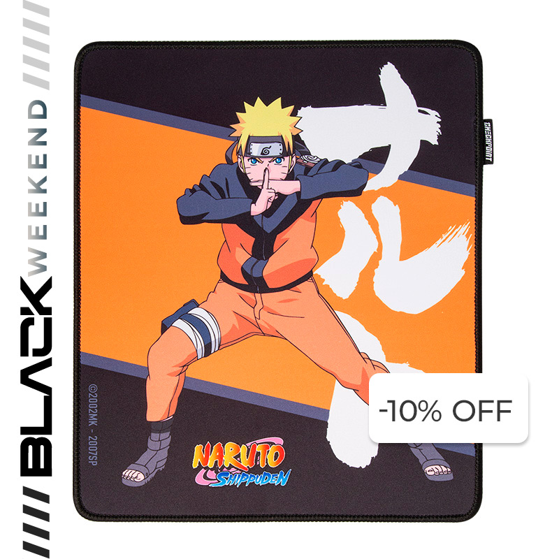 Mousepad Gaming CheckPoint Naruto Jutsu Hand Sign S