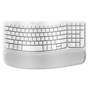 Teclado Inalámbrico Logitech Wave Keys Blanco Español