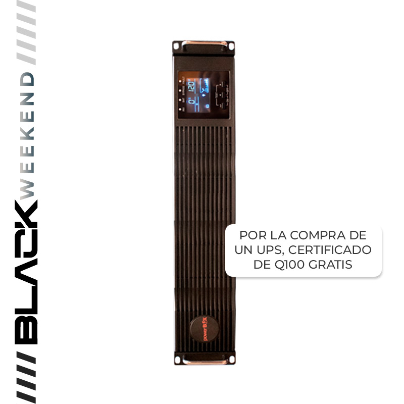 UPS PowerBox PB902RT 100% en linea Doble Conversión 2KVA / 2kW