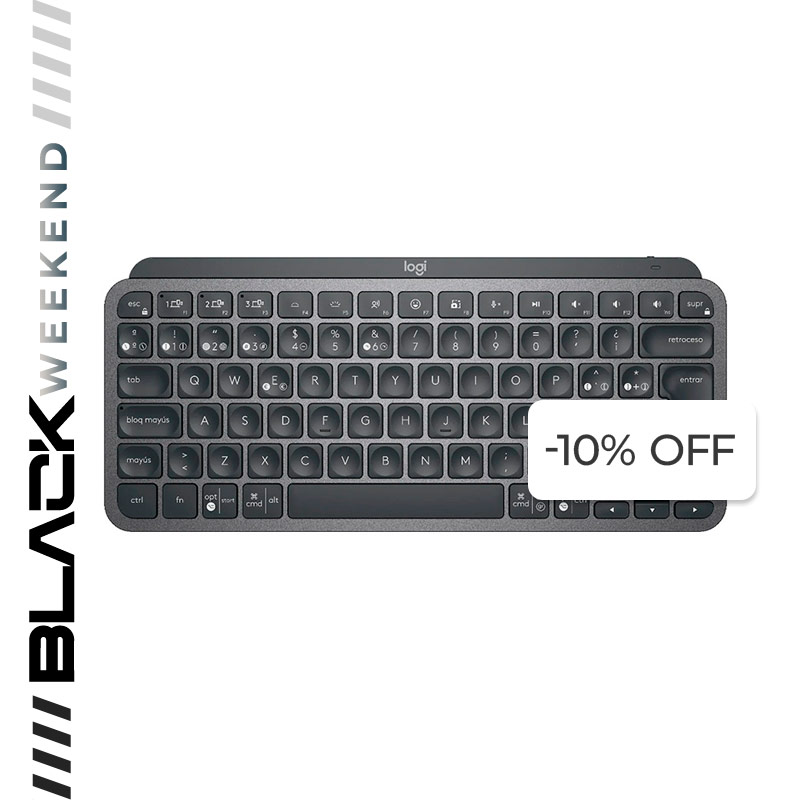 Teclado Inalámbrico Logitech MX Keys Mini Negro