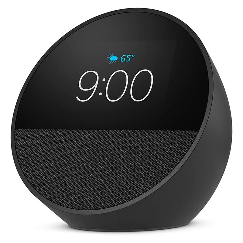 Bocina Inteligente Amazon Echo Spot Smart Negro Con Alexa