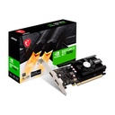 Tarjeta de Video 4GB DDR4  MSI GeForce GT1030 4GD4 bajo perfil OC