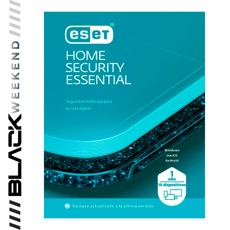 Licencia ESET Home Security Essential 10 dispositivos 1 Año ESD ***FISICA***