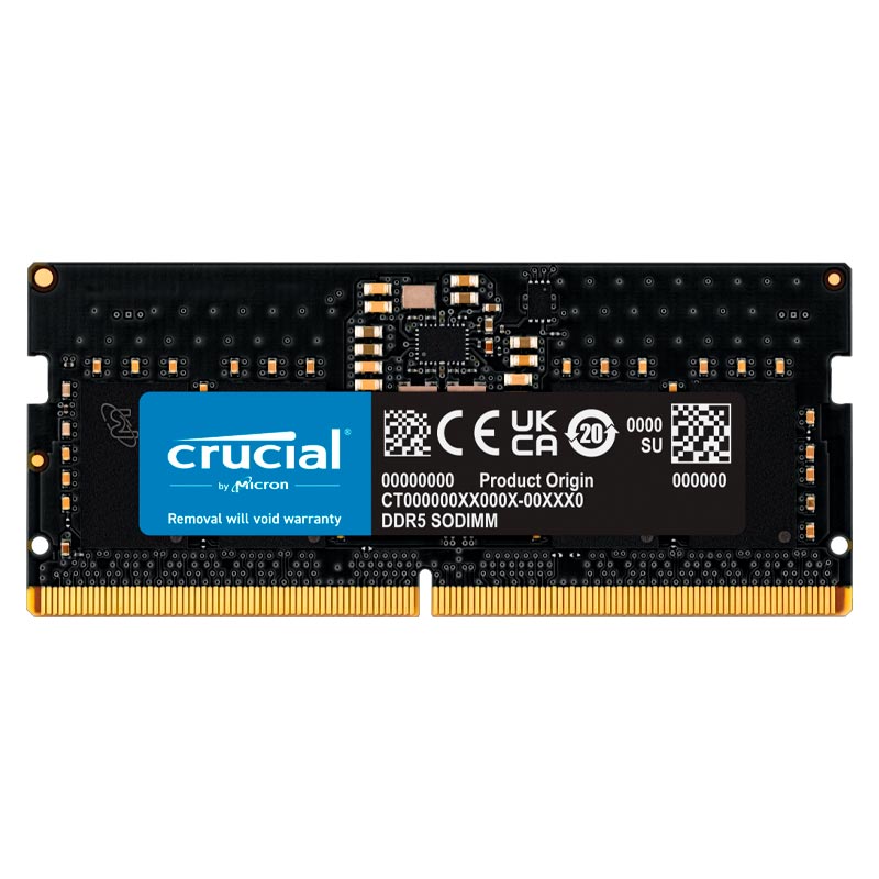 Memoria DDR5 SODIMM 8GB Crucial 5200Mhz CL42