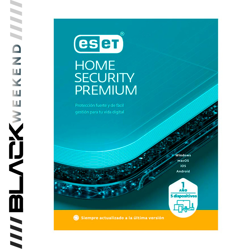 Licencia ESET Home Security Premium 5 dispositivo 1 Año ESD ***FISICA***