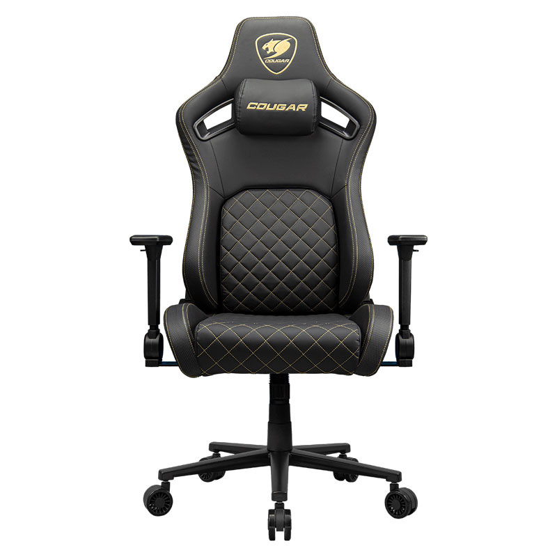 Silla Gaming Cougar Defensor Negro Dorado