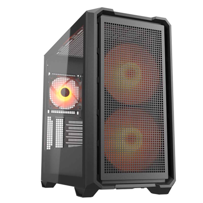 Case Gaming Cougar MX600 MINI RGB Mini Torre Chica Mini ITX Negro(Sin Fuente)