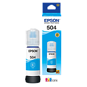 Botella de Tinta Epson T504 Cian 70ml