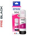 Botella de Tinta Epson T504 Magenta 70ml