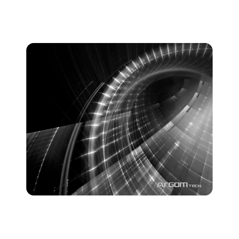 Mousepad Argom ARG-AC-1235WT Galaxia Negro-Blanco