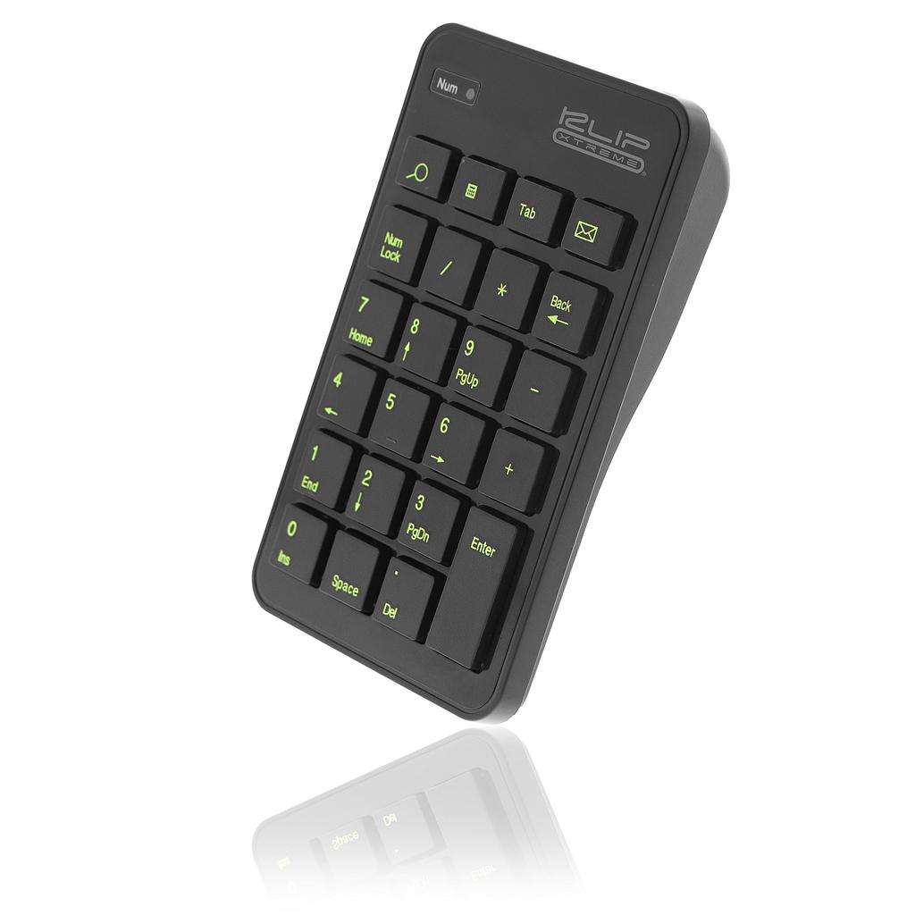 Teclado Numérico Inalámbrico Klip Xtreme Zypher USB Negro